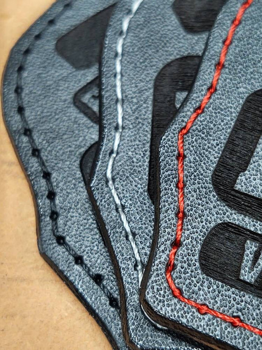 Premium Personalized Helmet Shield Real Leather Key chain