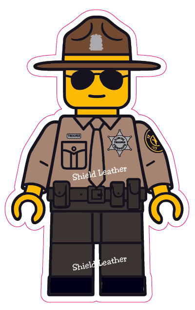 ISP Brick Man Stickers - PACKS OF 60