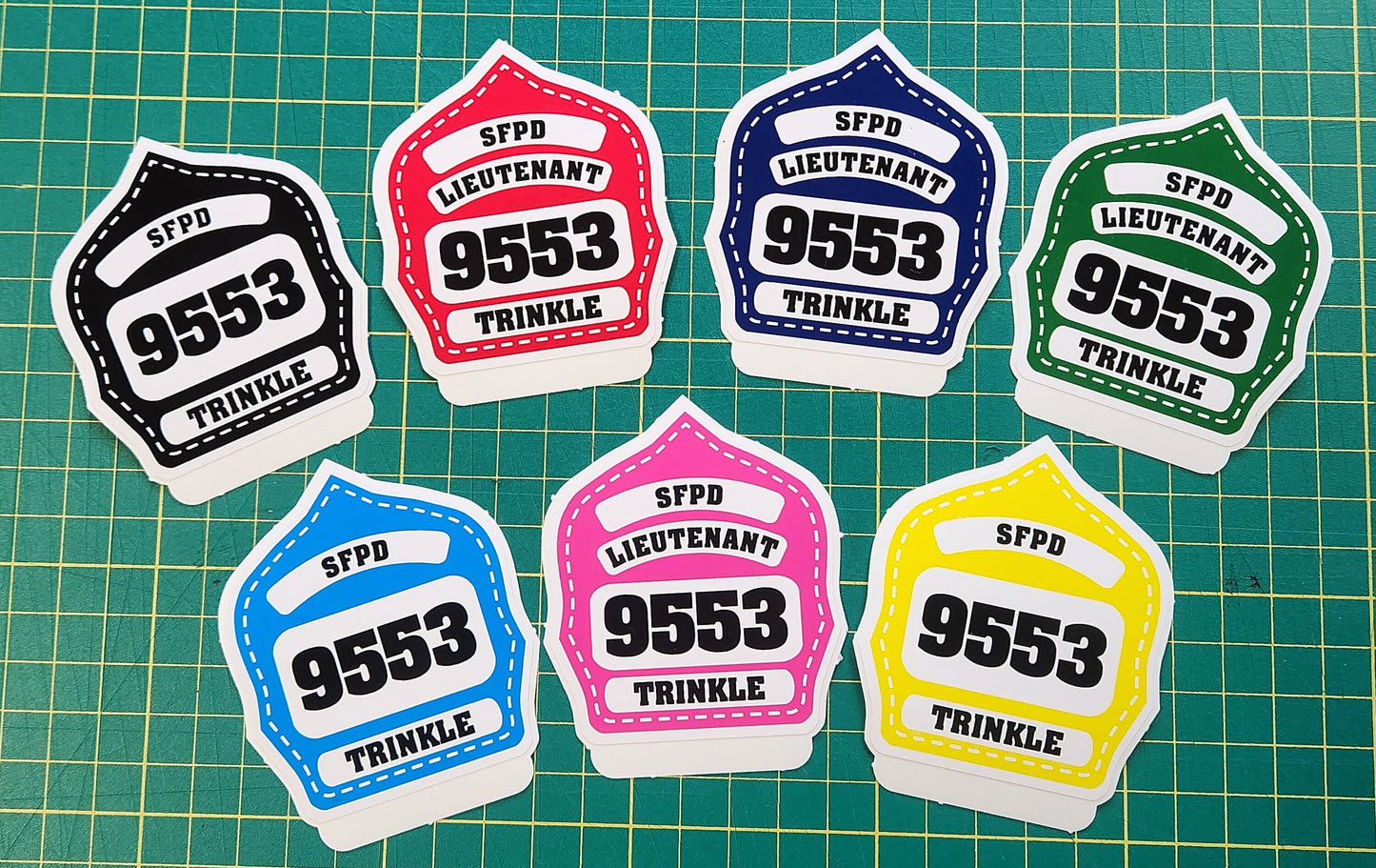 Helmet Shield Stickers