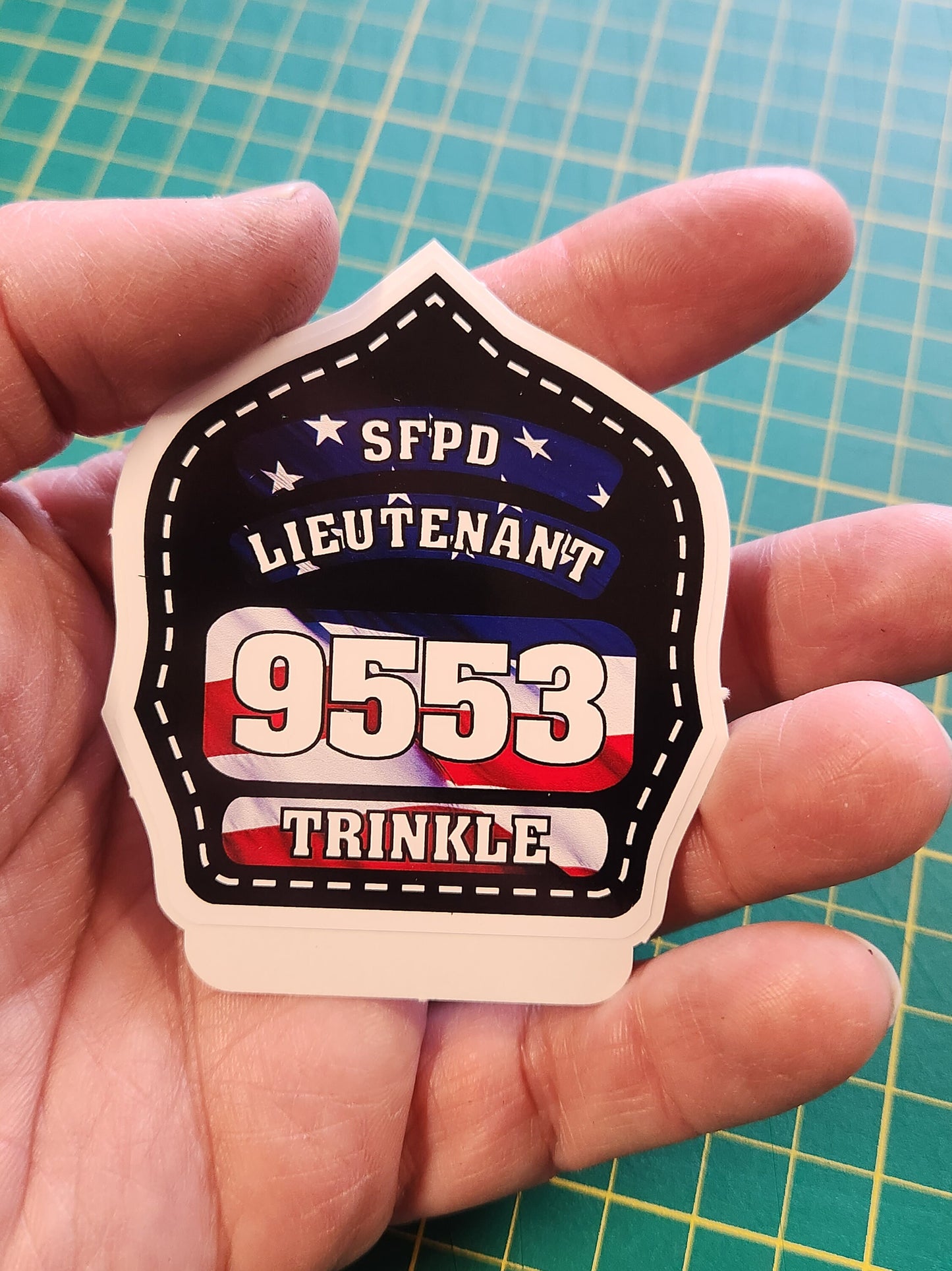 Helmet Shield Stickers ~ American Flag
