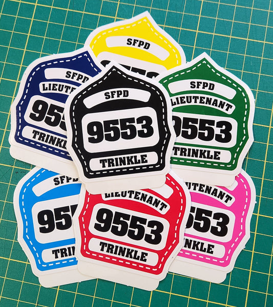 Helmet Shield Stickers