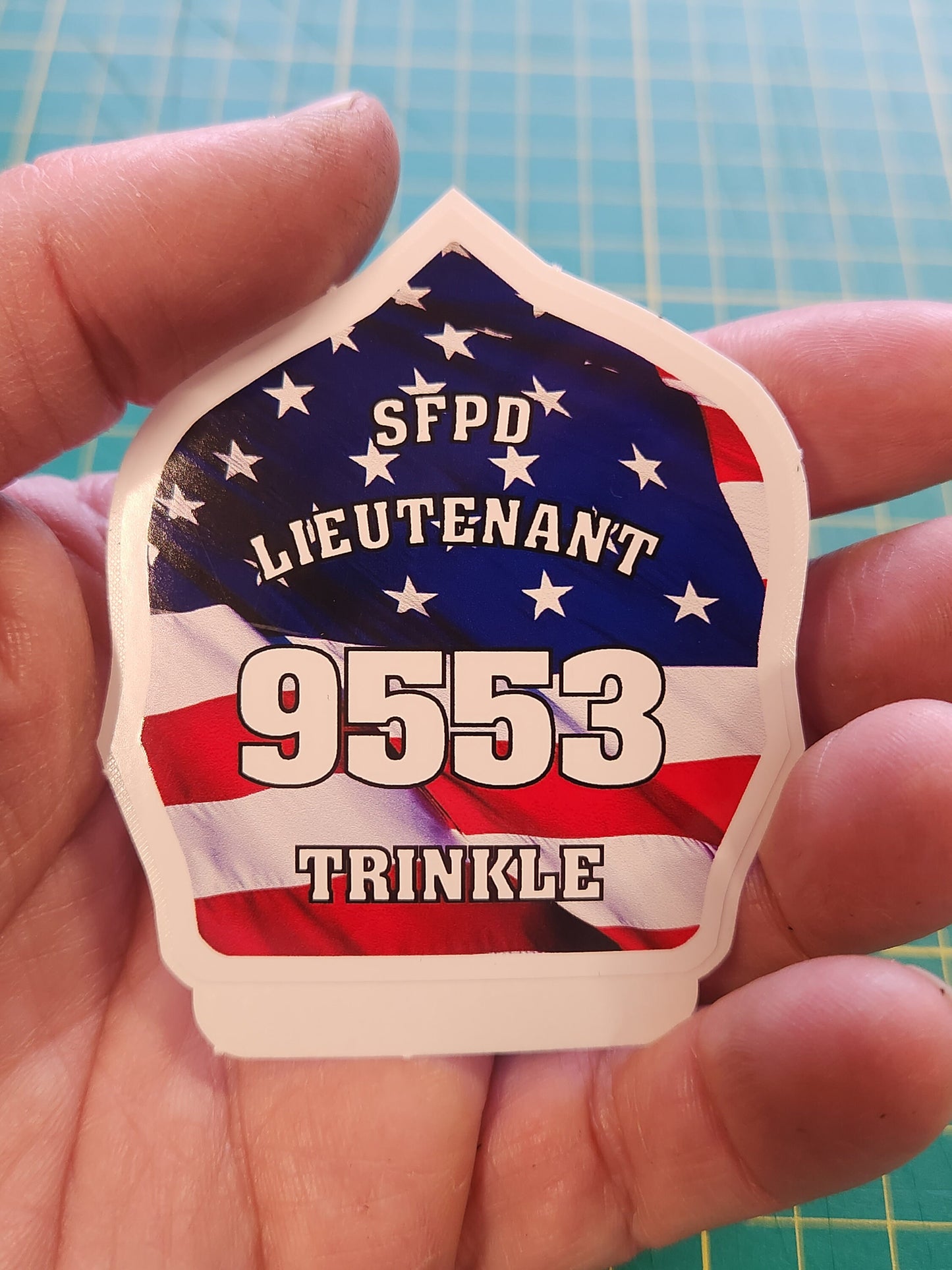 Helmet Shield Stickers ~ American Flag