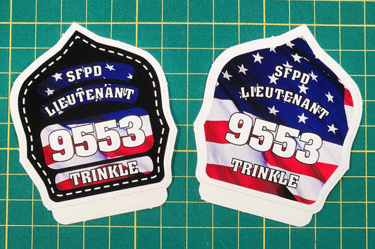 Helmet Shield Stickers ~ American Flag