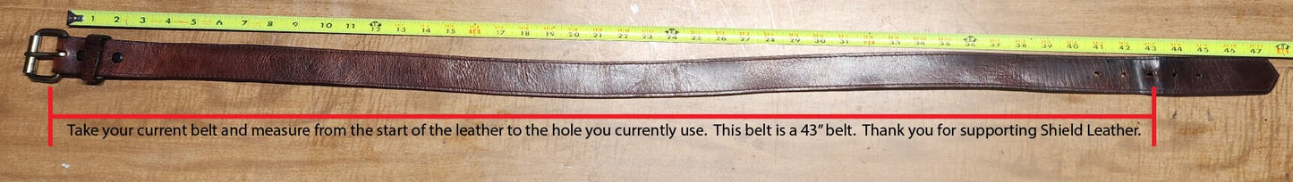 Water Buffalo 1.25" Belt