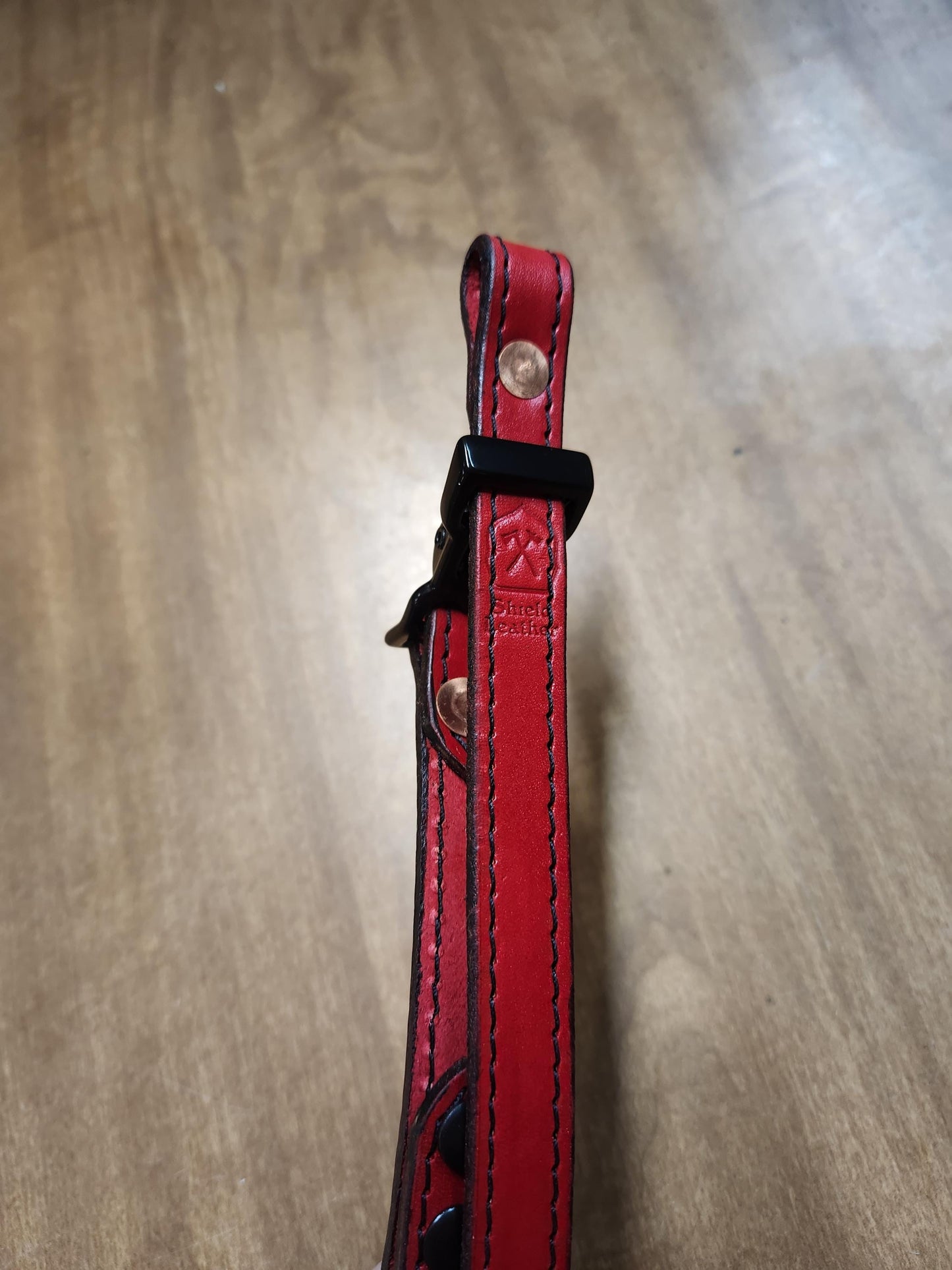 Firefighters Leather Fire Helmet Chin Strap - HAND DYED COLORS